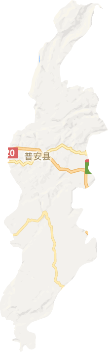普安县电子地图