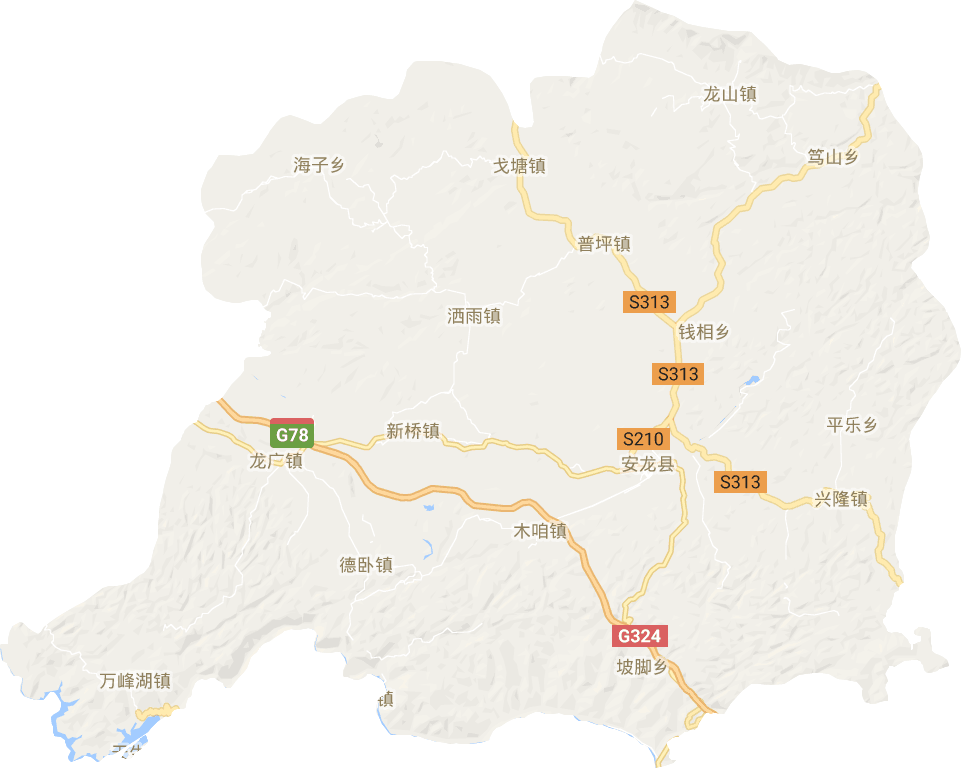 安龙县电子地图
