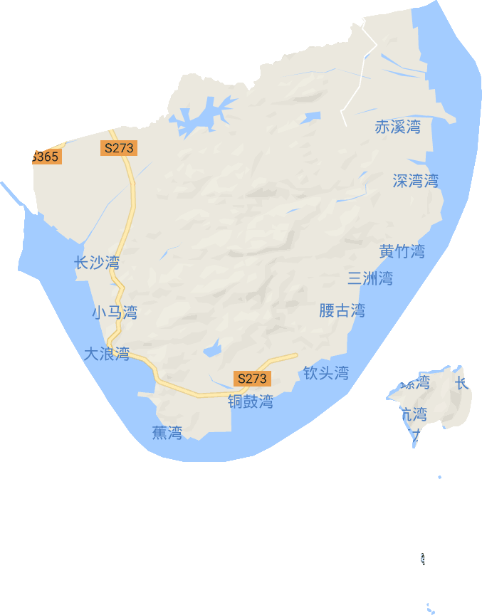 赤溪镇电子地图