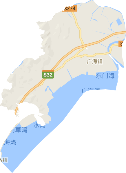 广海镇电子地图
