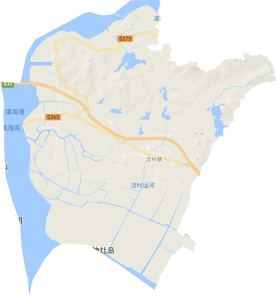 汶村镇电子地图