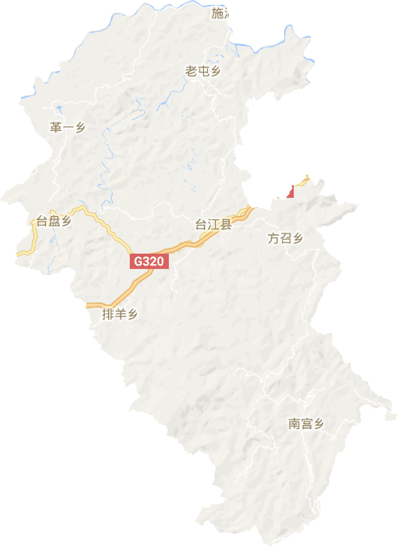 台江县电子地图