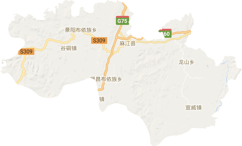 麻江县电子地图