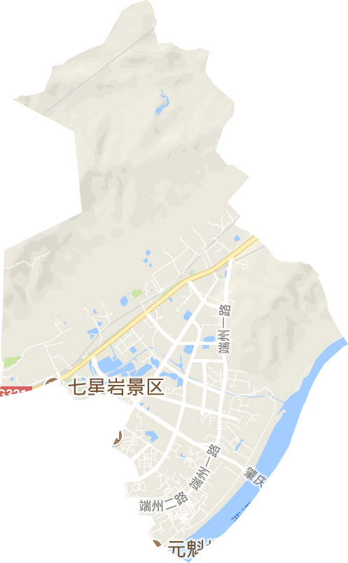 端州区黄岗街道电子地图