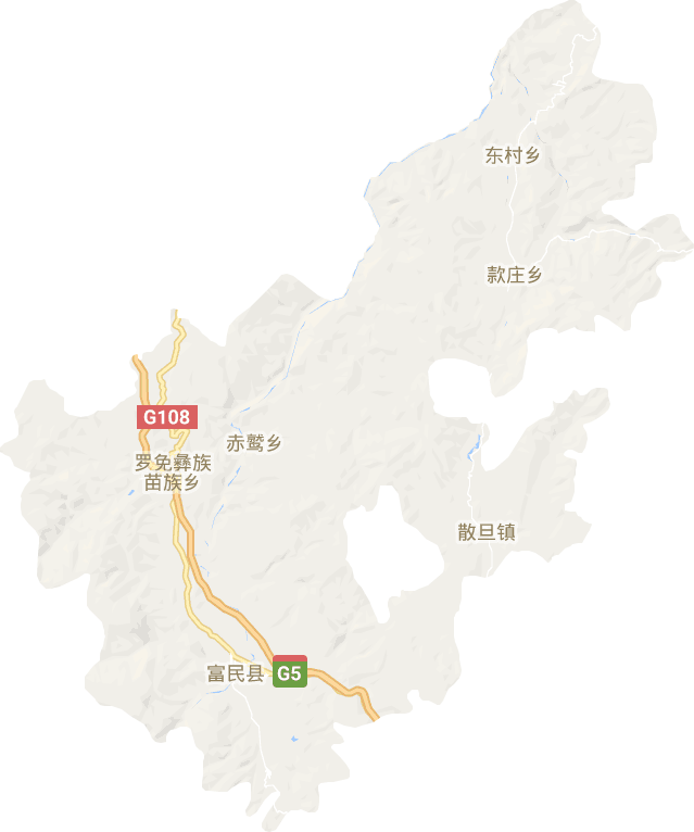 富民县电子地图