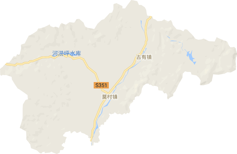 莫村镇电子地图