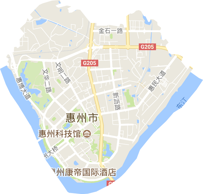 江北街道电子地图