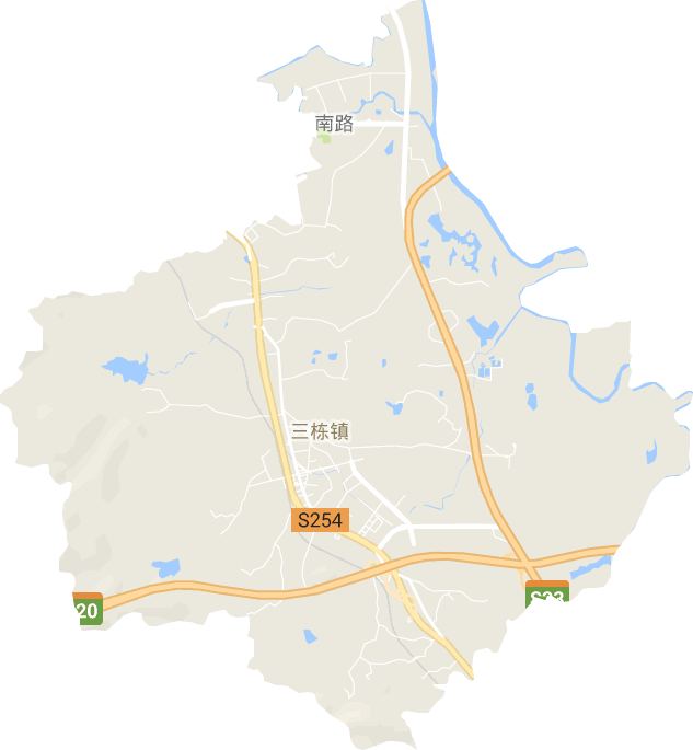 三栋镇电子地图高清版大图