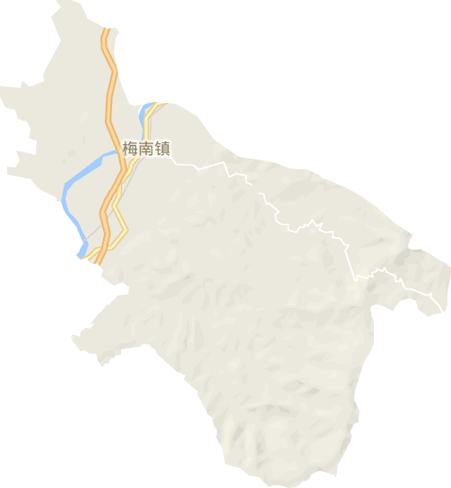 梅南镇电子地图