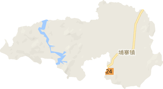 埔寨镇电子地图