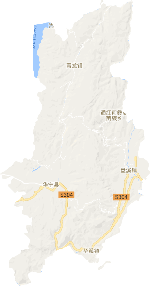 华宁县电子地图