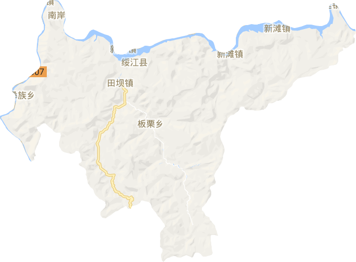 绥江县电子地图