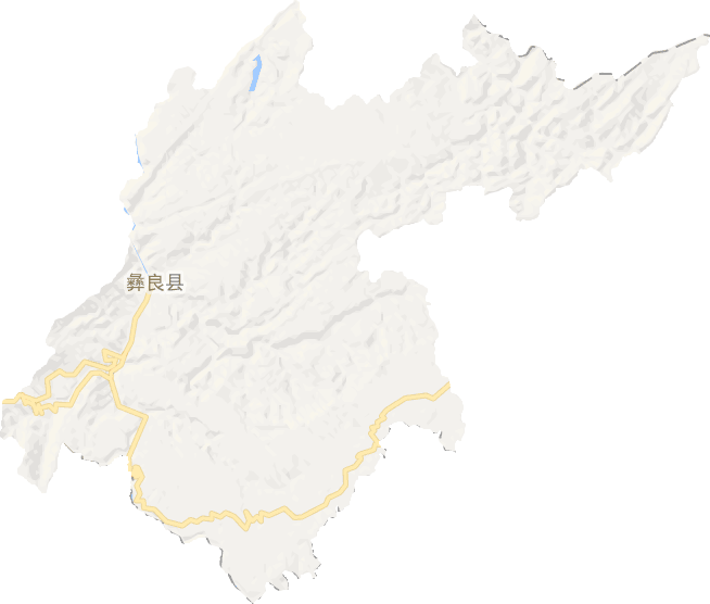 彝良县电子地图