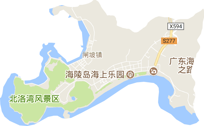 闸坡镇电子地图