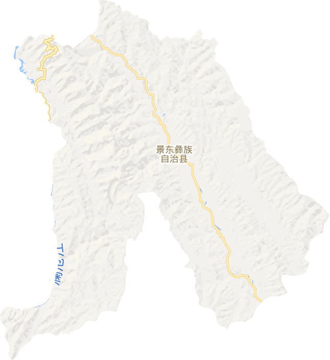 景东彝族自治县电子地图