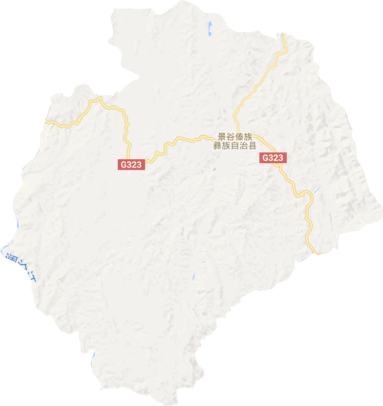 景谷傣族彝族自治县电子地图