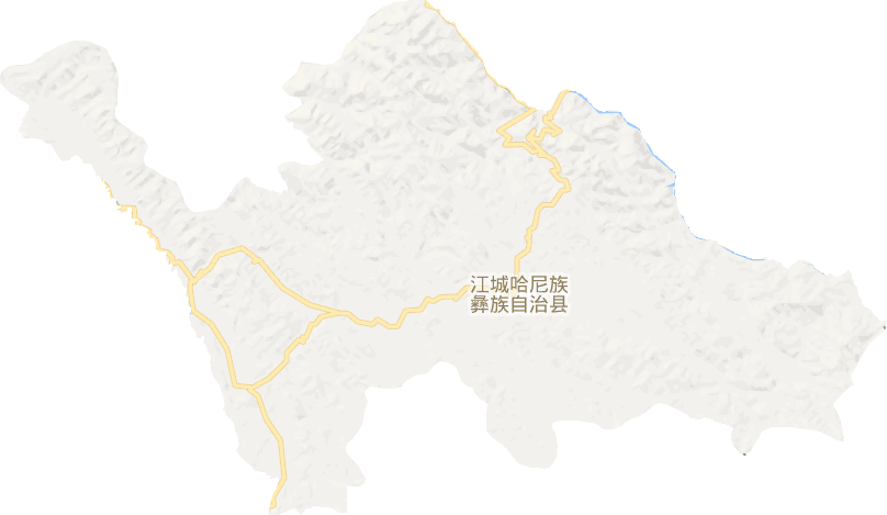 江城哈尼族彝族自治县电子地图