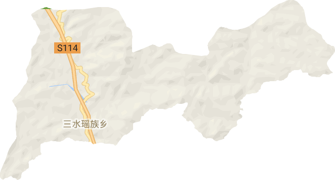 三水瑶族乡电子地图