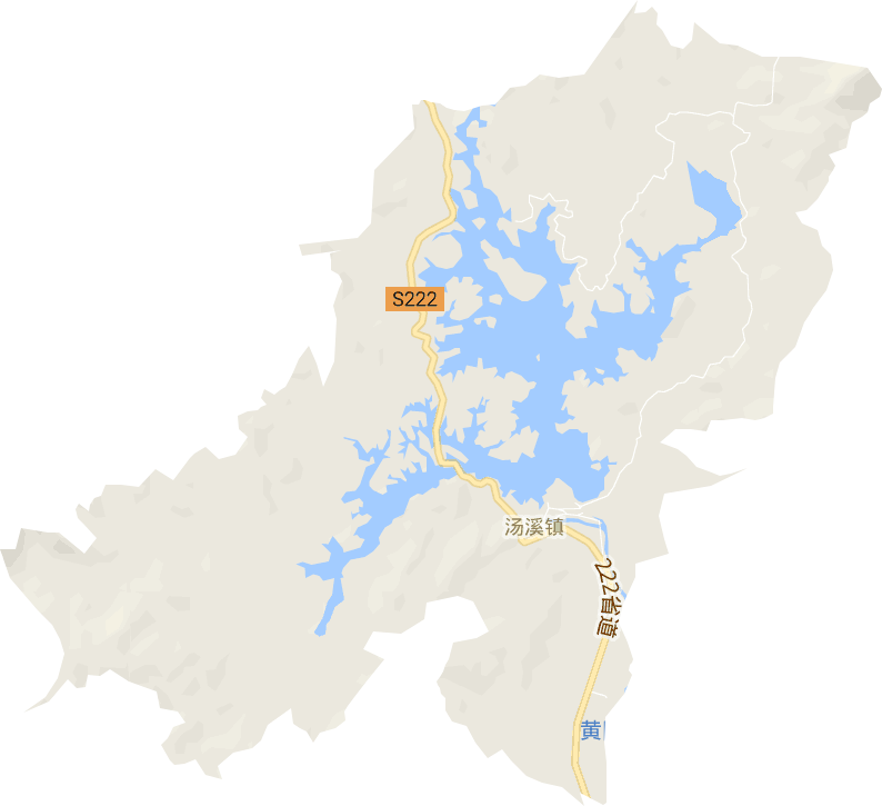 汤溪镇电子地图