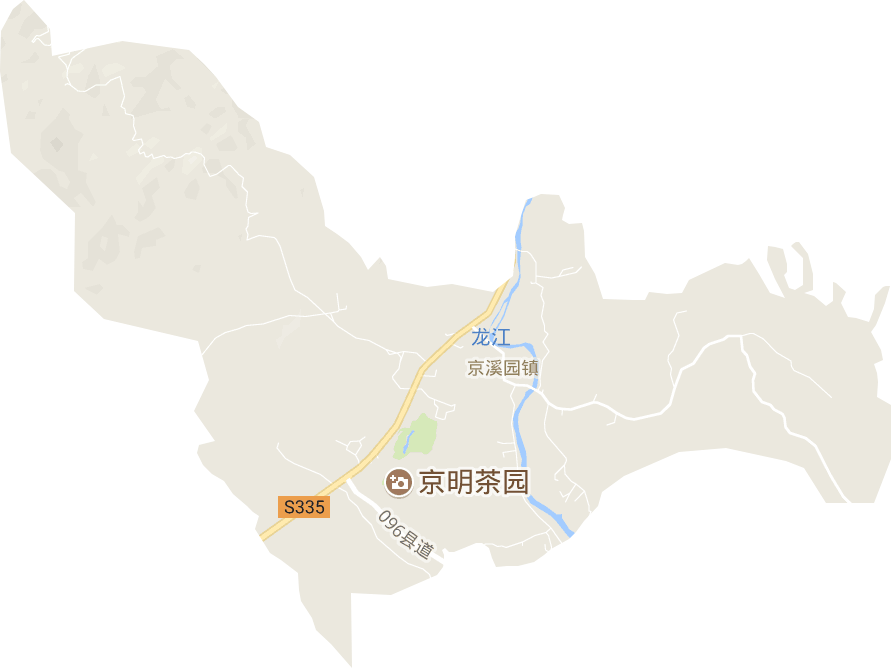 京溪园镇电子地图