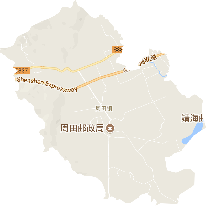 周田镇电子地图