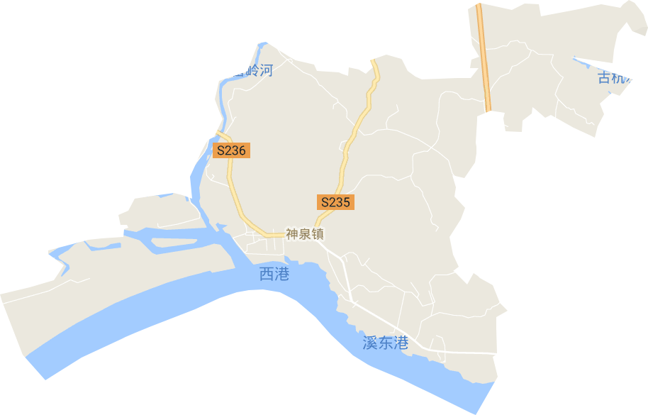 神泉镇电子地图