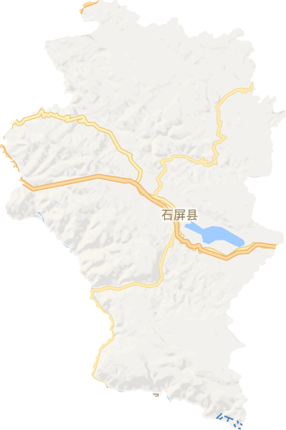 石屏县电子地图