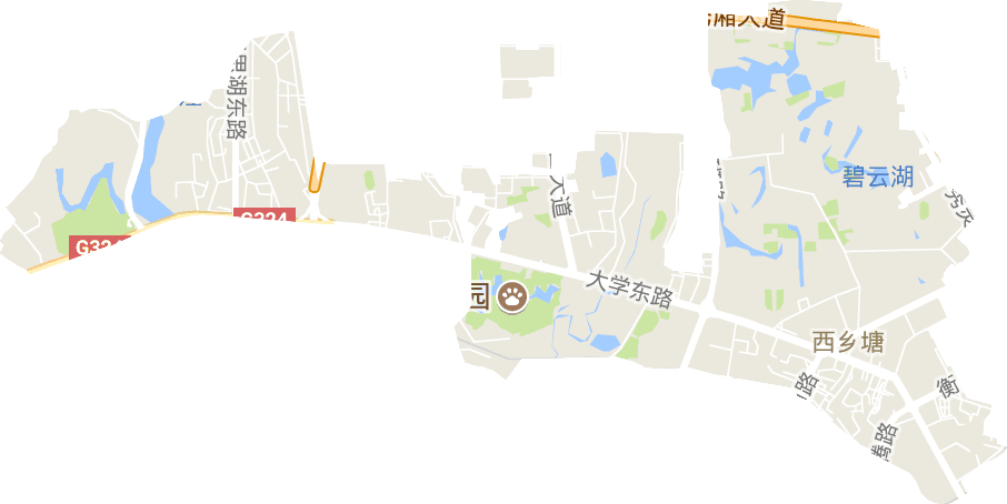 西乡塘街道电子地图