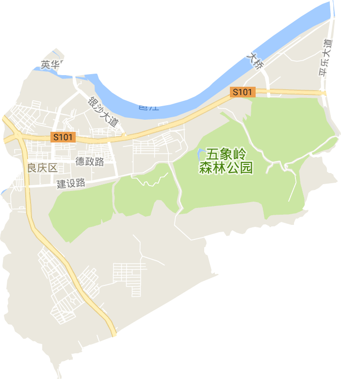 大沙田街道电子地图