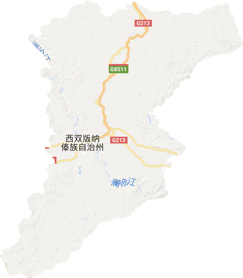 景洪市电子地图