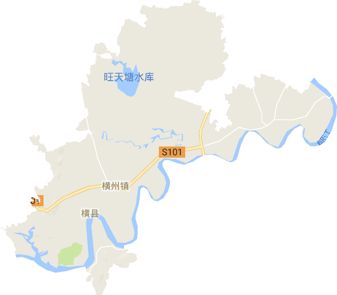 横州镇电子地图
