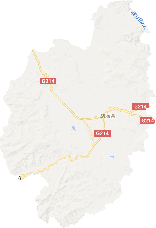勐海县电子地图