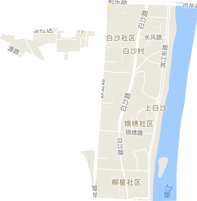 锦绣街道电子地图