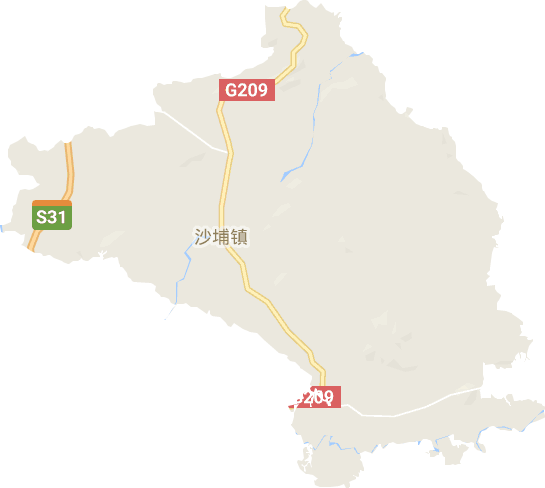 沙埔镇电子地图