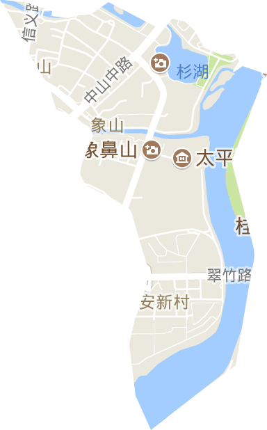 象山街道电子地图