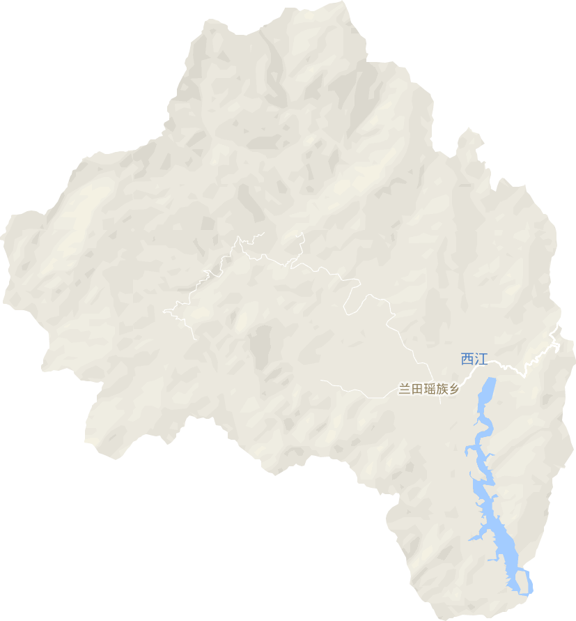 兰田瑶族乡电子地图