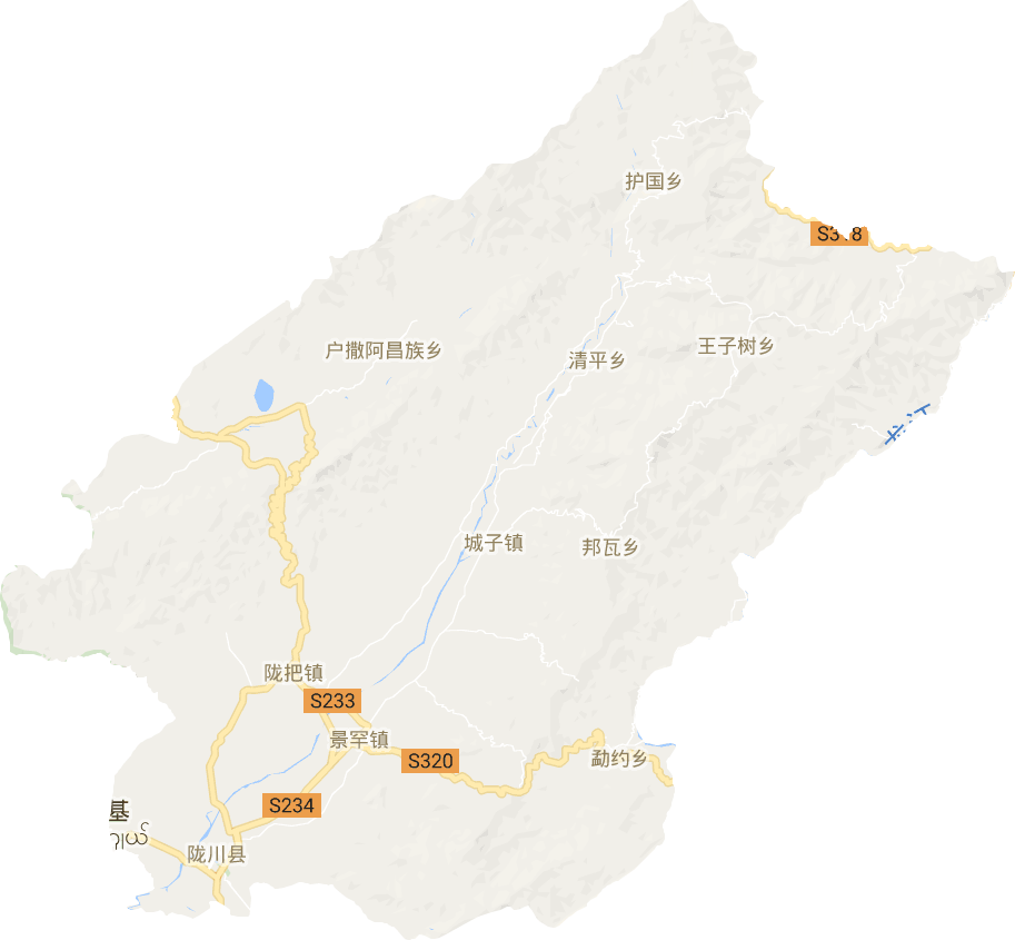 陇川县电子地图