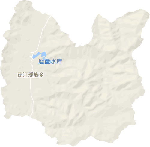 蕉江瑶族乡电子地图