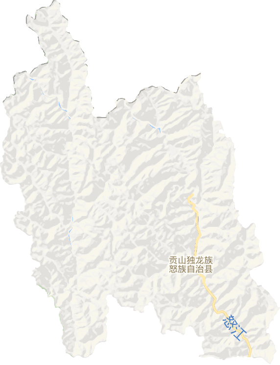贡山独龙族怒族自治县电子地图