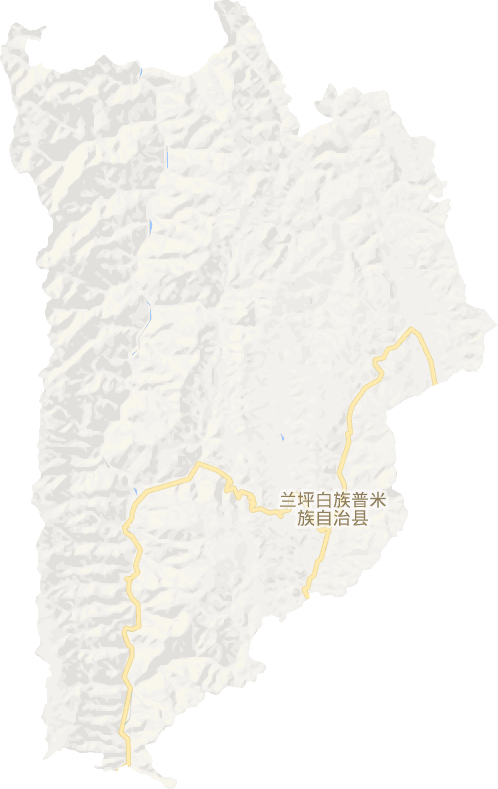 兰坪白族普米族自治县电子地图