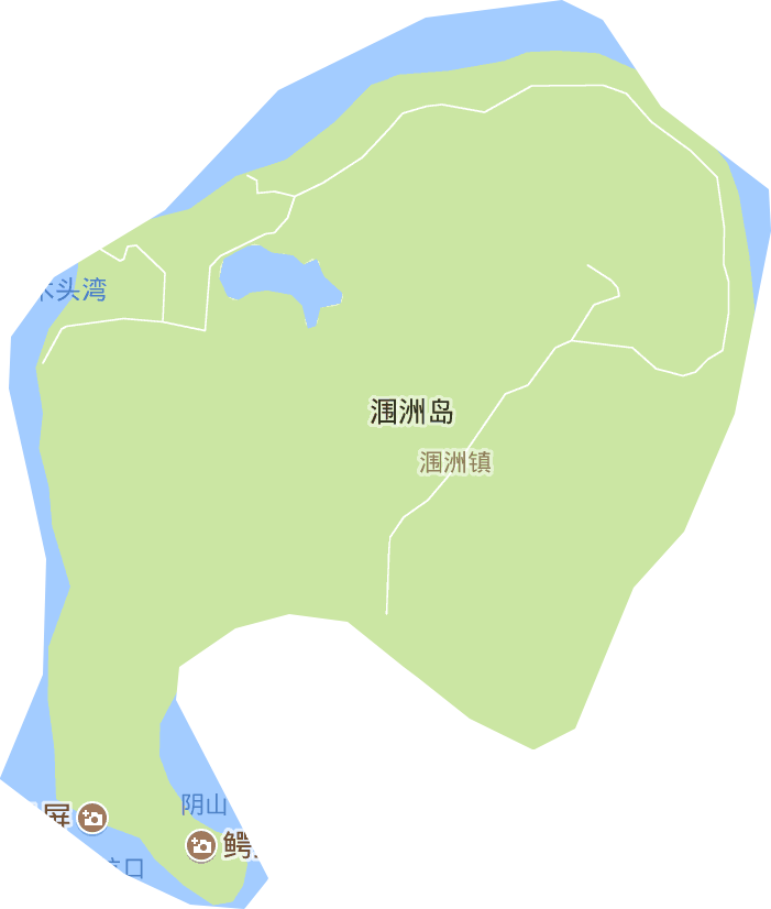涠洲镇电子地图