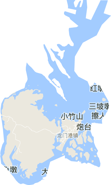 龙门港镇电子地图