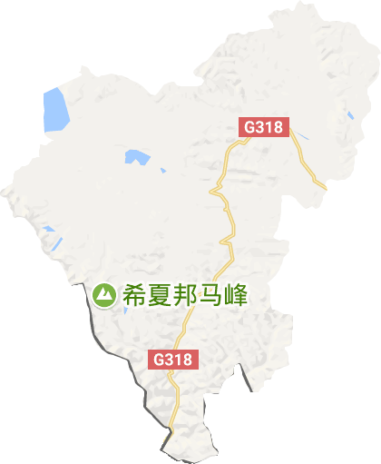 聂拉木县电子地图