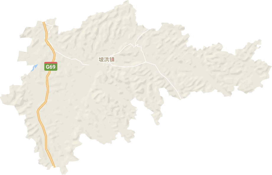 坡洪镇电子地图