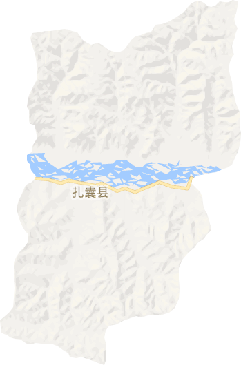 扎囊县电子地图