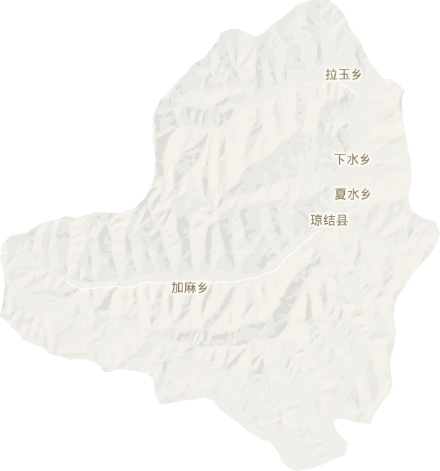 琼结县电子地图