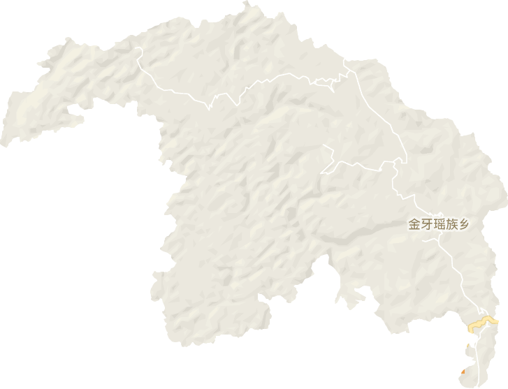 金牙瑶族乡电子地图