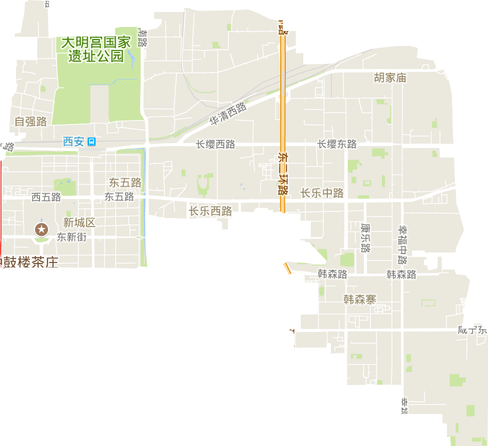 新城区电子地图