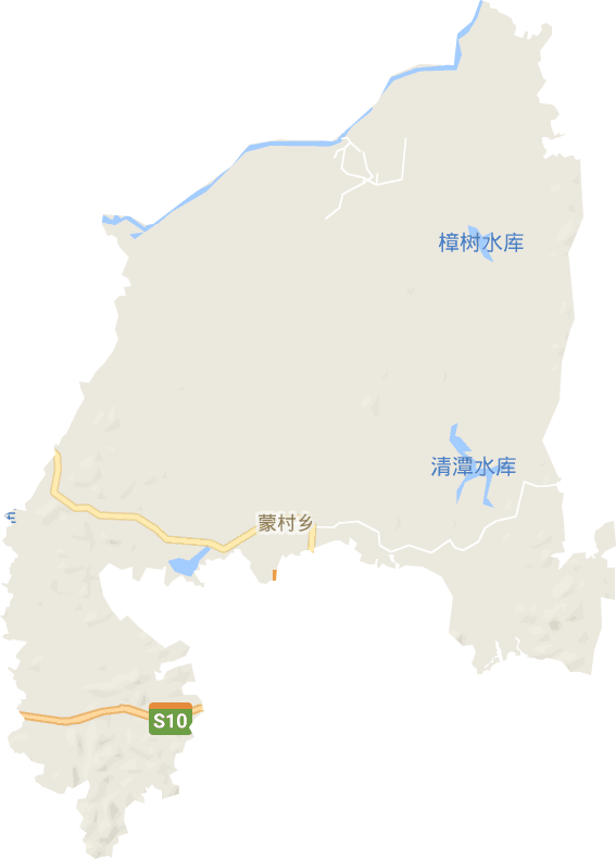 蒙村镇电子地图