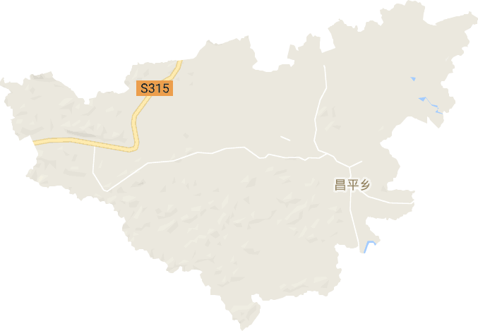 昌平乡电子地图